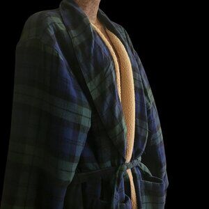 J.Crew/Men  Sherpa-Lined Flannel Robe